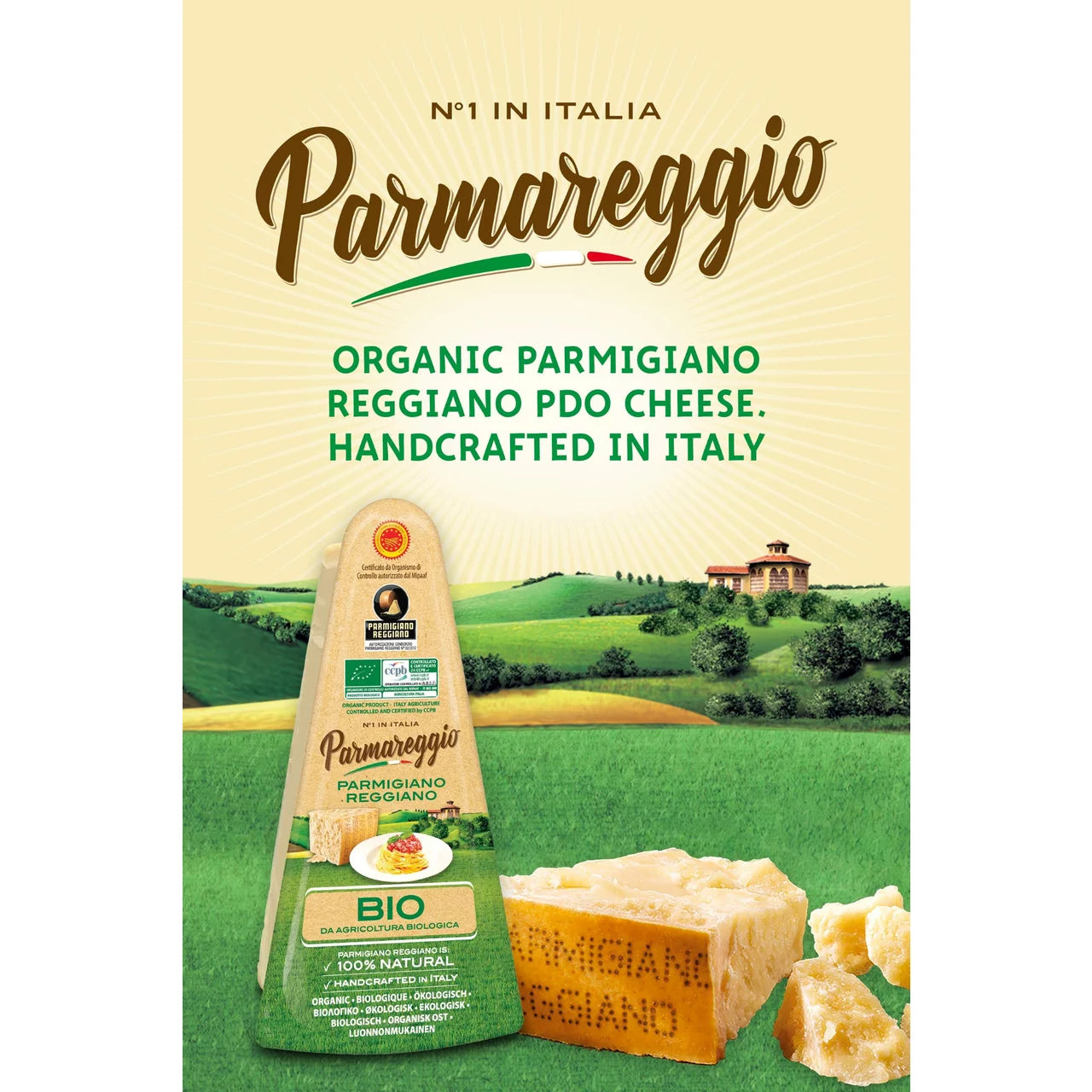 Parmareggio Parmigiano Reggiano Organic 150g