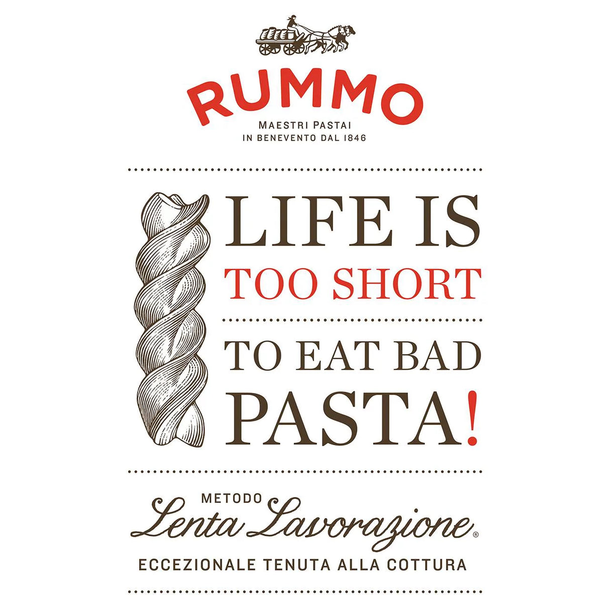 Rummo Gluten Free Chickpea Fusilli Al Ceci E De Toscana Pasta No.48 300g