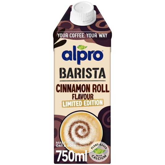 ALPRO Cinnamon Roll Chilled Dairy Alternative Drink Oat & Soya 750ml (2x750ml)
