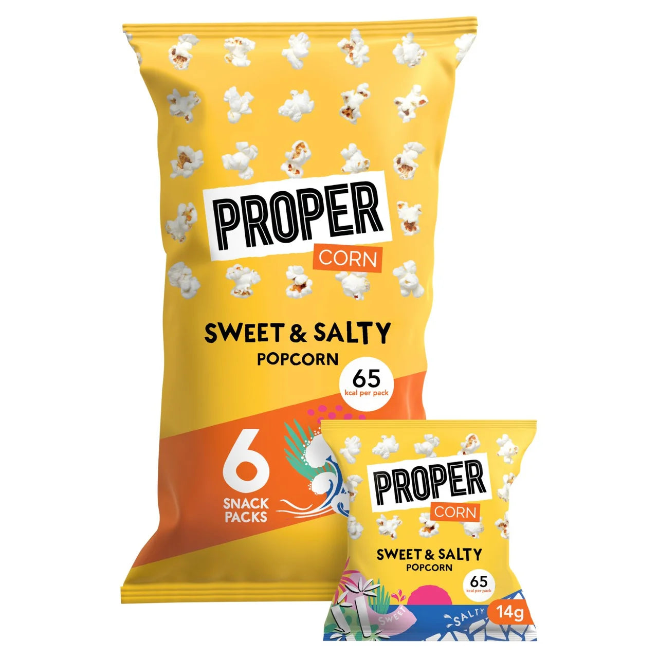 Propercorn Sweet & Salty Multipack 6x14g