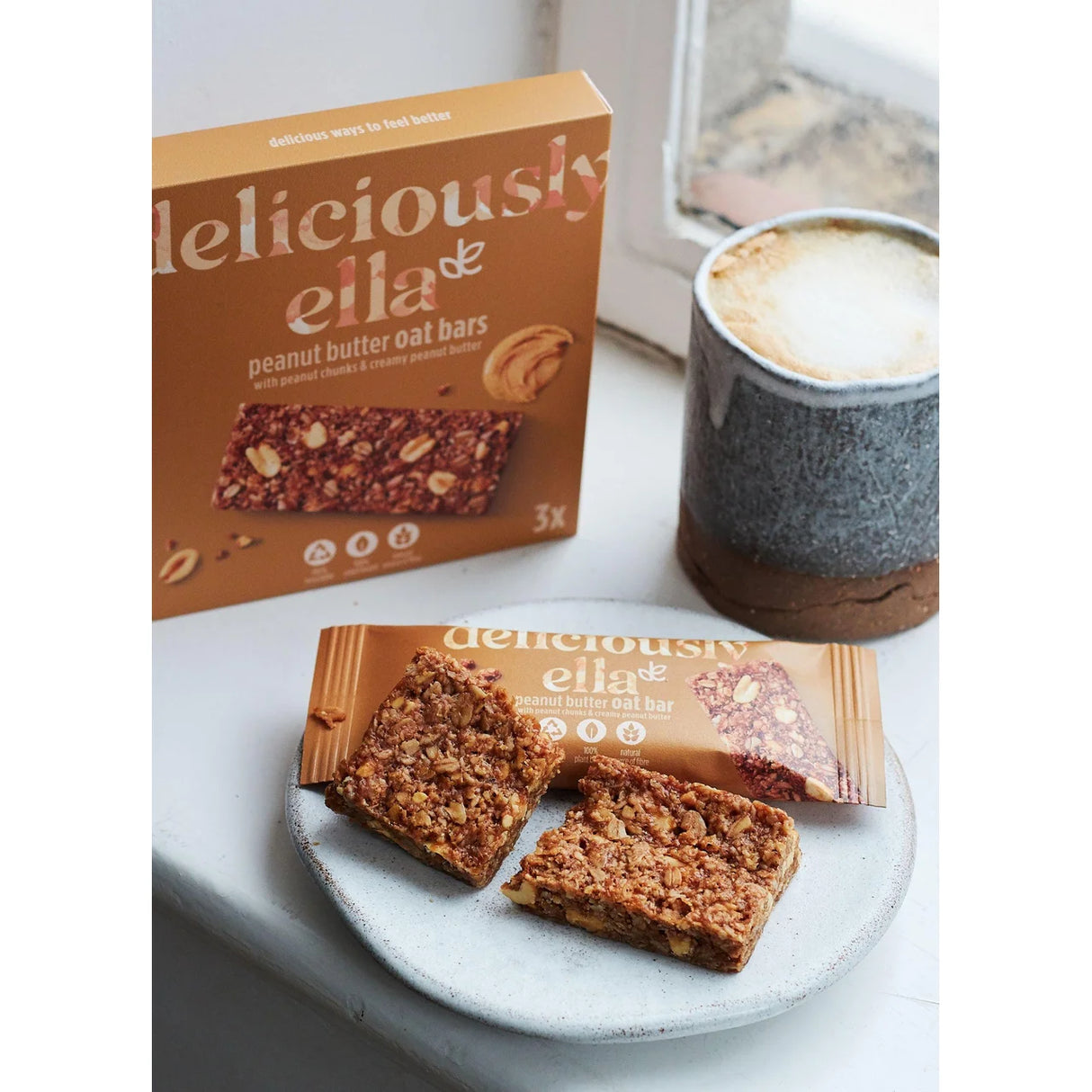 Deliciously Ella Peanut Butter Oat Bar Multipack 3x50g