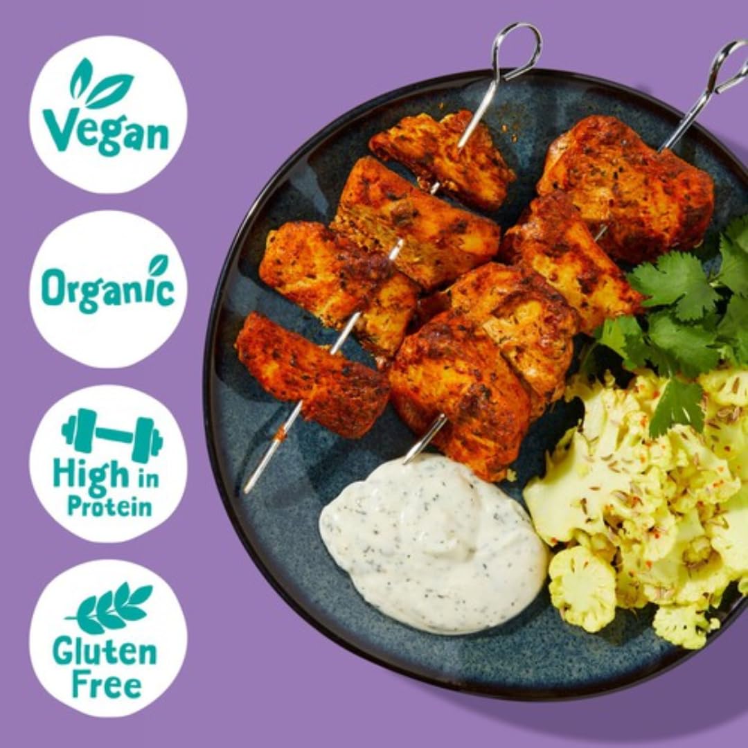 Tofoo Org Tofu Extra Firm - Handmade in Yorkshire from GM Free Soy bean, Gluten Free, Great Taste Award (3x450g)