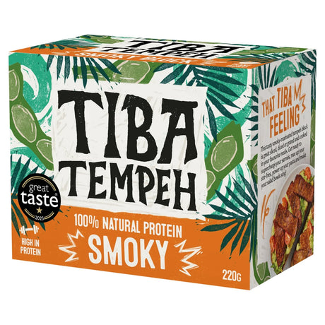 Tempeh Smoky Block 220g Tiba Tempeh (3x220g)