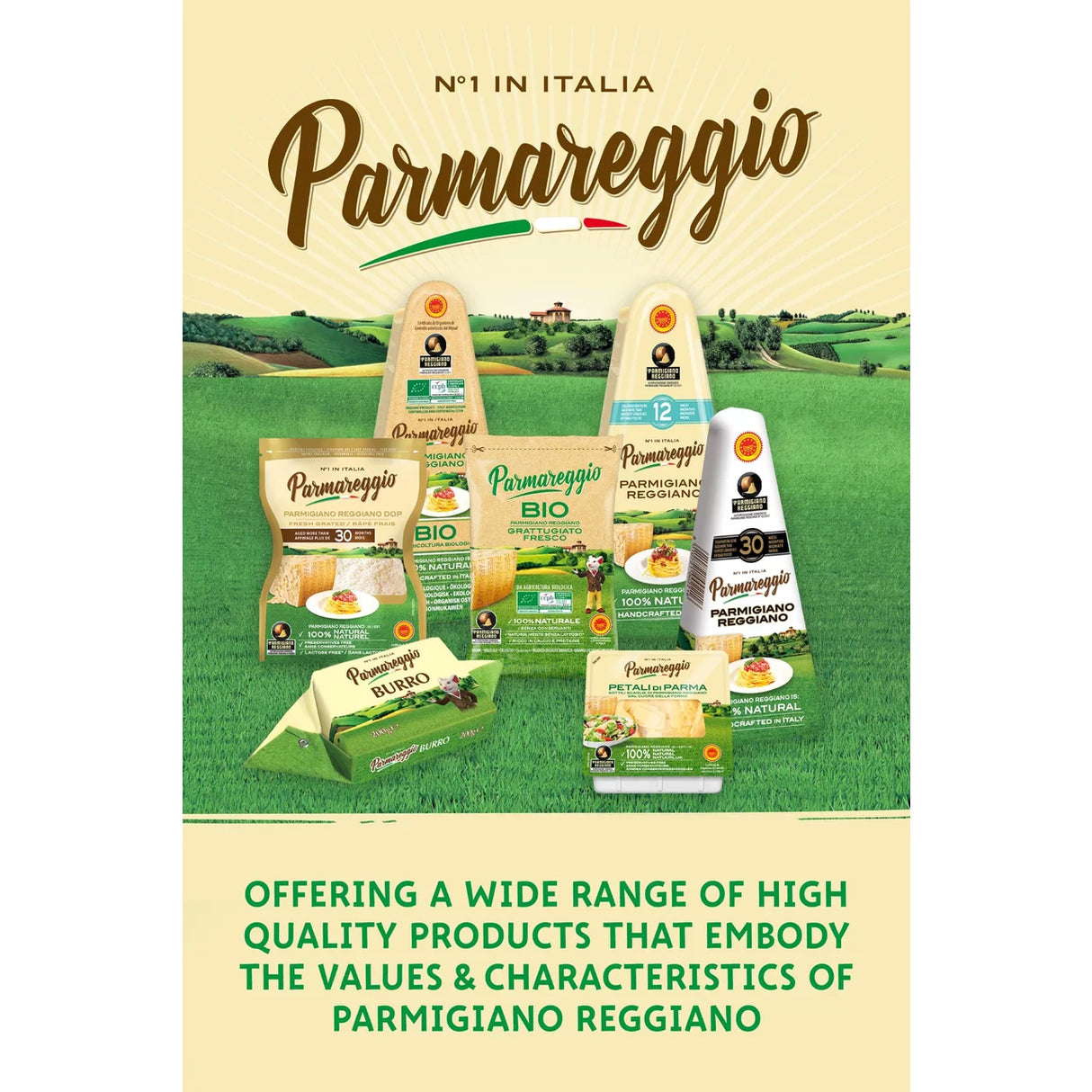 Parmareggio 30 Month Parmigiano Reggiano Grated 60g