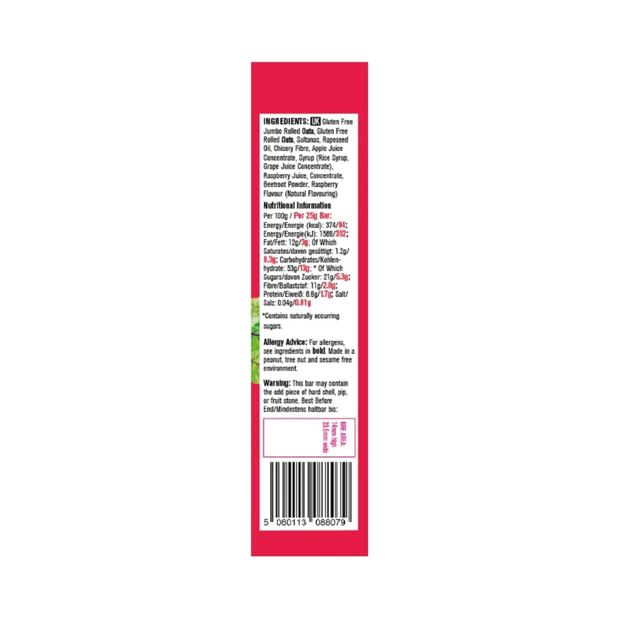 Creative Nature Berry & Beetroot Kids snack bar Multipack 4x25g