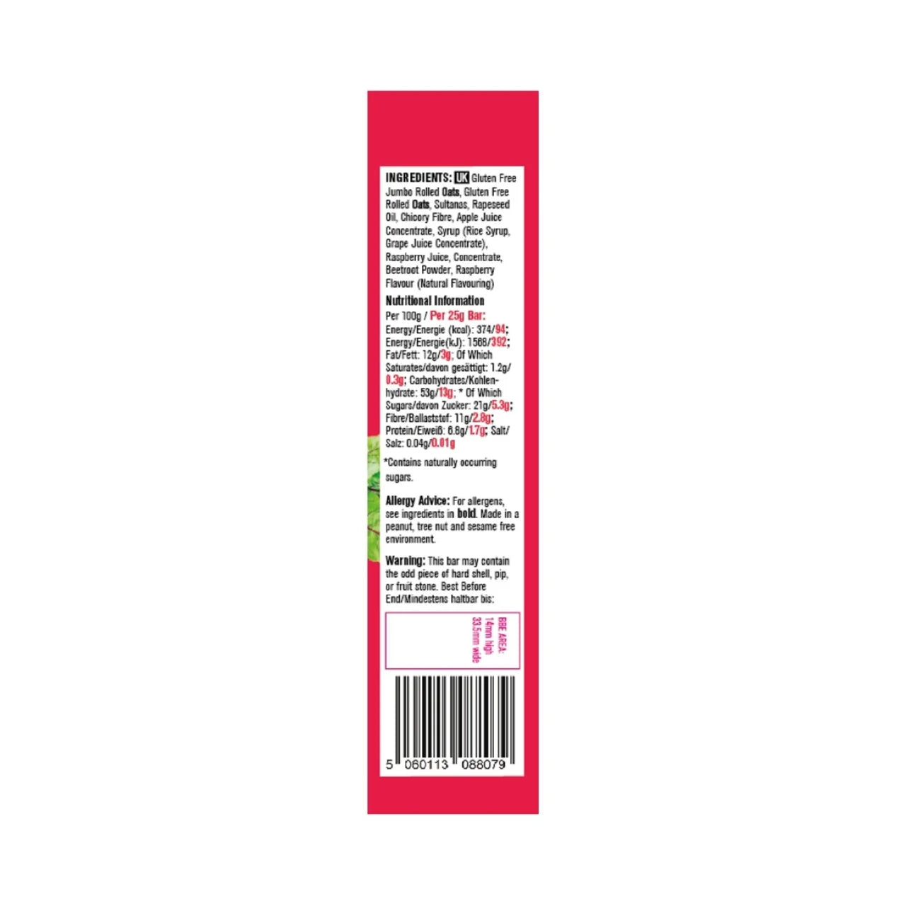 Creative Nature Berry & Beetroot Kids snack bar Multipack 4x25g