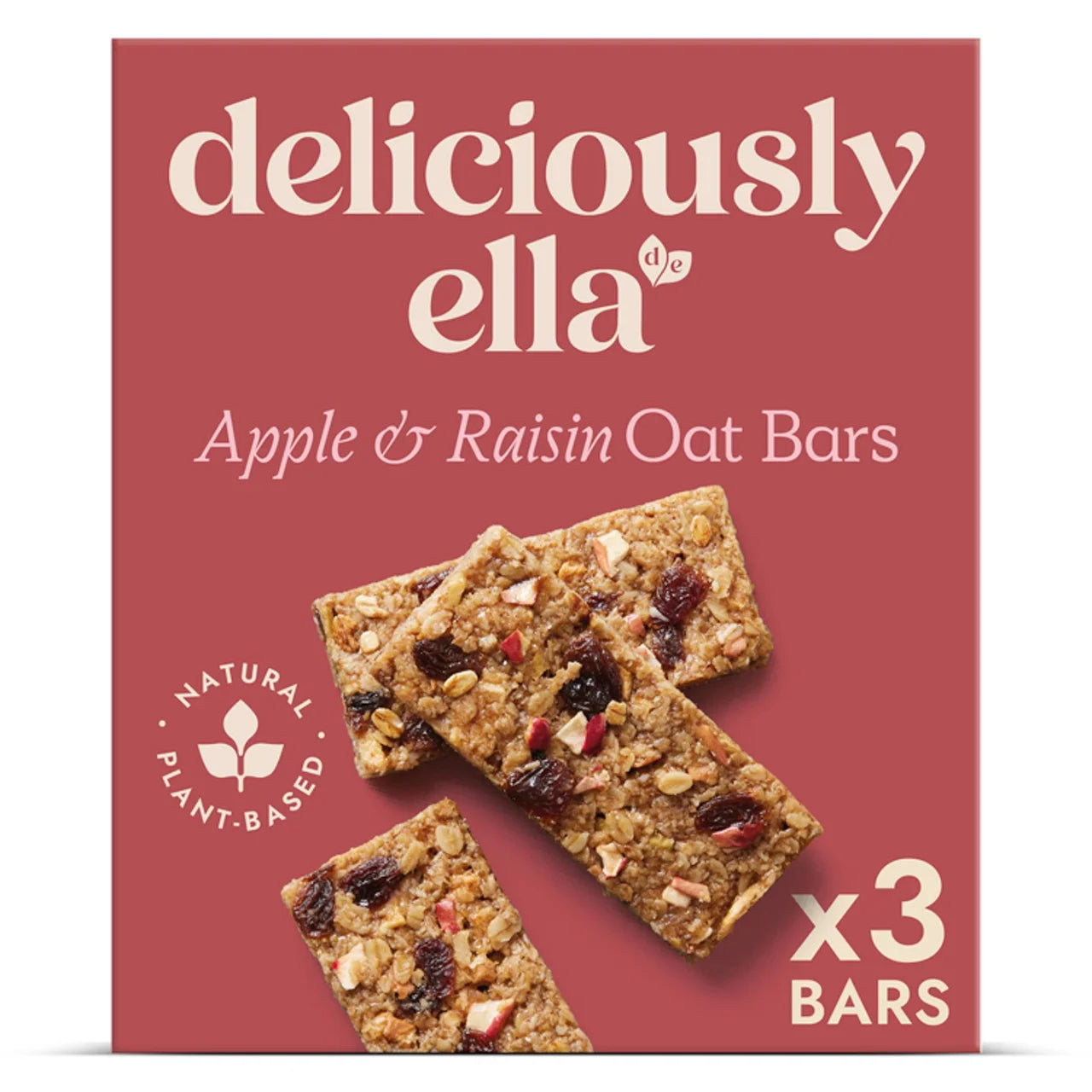 Deliciously Ella Apple, Raisin & Cinnamon Oat Bar Multipack 3x50g