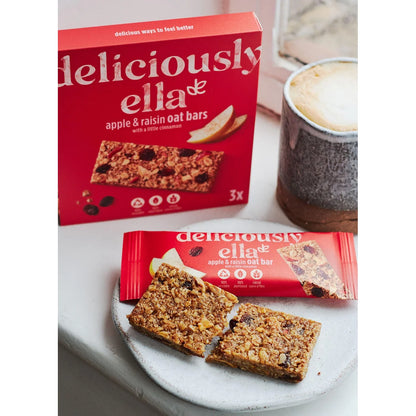 Deliciously Ella Apple, Raisin & Cinnamon Oat Bar Multipack 3x50g