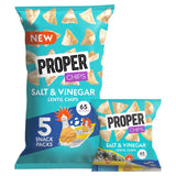 Properchips Salt & Vinegar Lentil Chips 5 Per Pack