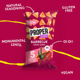 Properchips Barbecue Lentil Chips 5 Per Pack