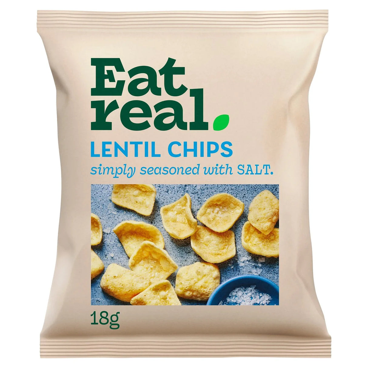 Eat Real Multipack Lentil Chips Salted 5 Per Pack