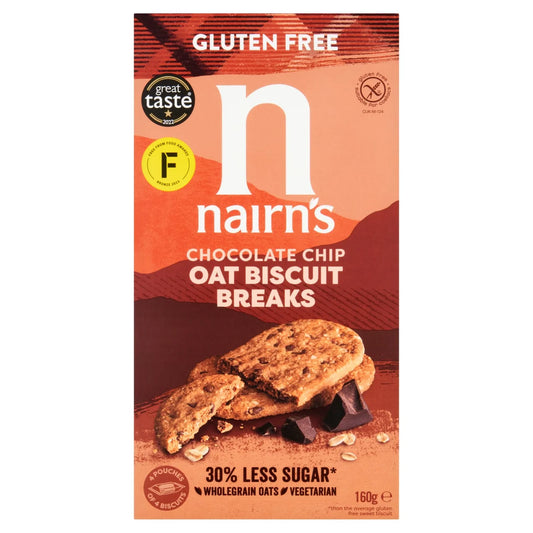 Nairns Gluten Free Chocolate Biscuit Break 160g
