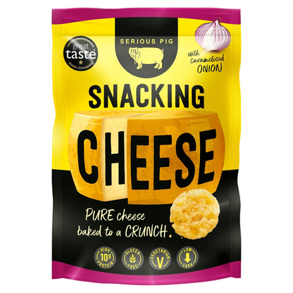 Serious Pig Caramelised Onion Snacking Cheese 24g