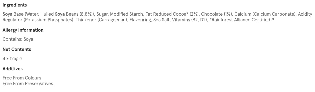 Alpro Dairy Free Plant Based Vegan Dessert 3 Packs of 4x125g