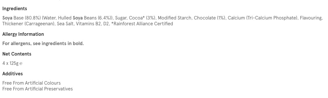 Alpro Dairy Free Plant Based Vegan Dessert 3 Packs of 4x125g