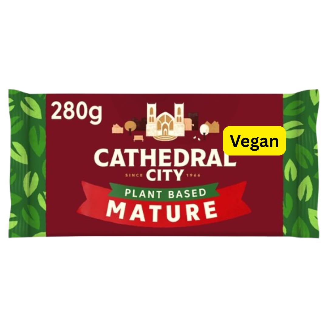 Cathedral City Mature Cheddar Cheese Dairy Free (3x280g) Vegan Plant Based