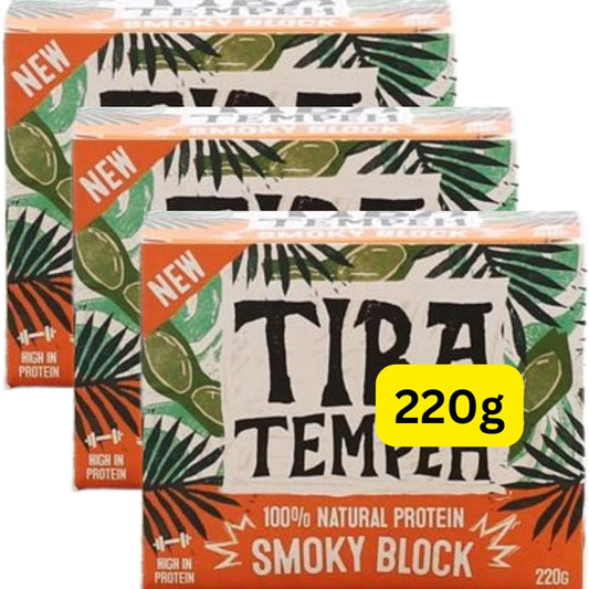 Tempeh Smoky Block 220g Tiba Tempeh (3x220g)