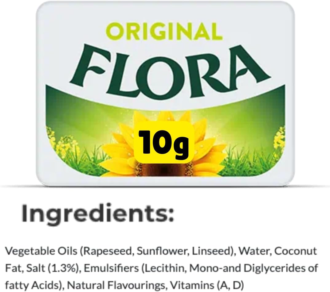 Flora Spread Mini Portions, Vegan Butter Spreadable (25 portions)