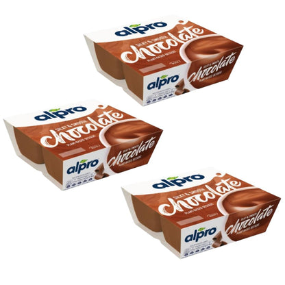 Alpro Dairy Free Plant Based Vegan Dessert 3 Packs of 4x125g