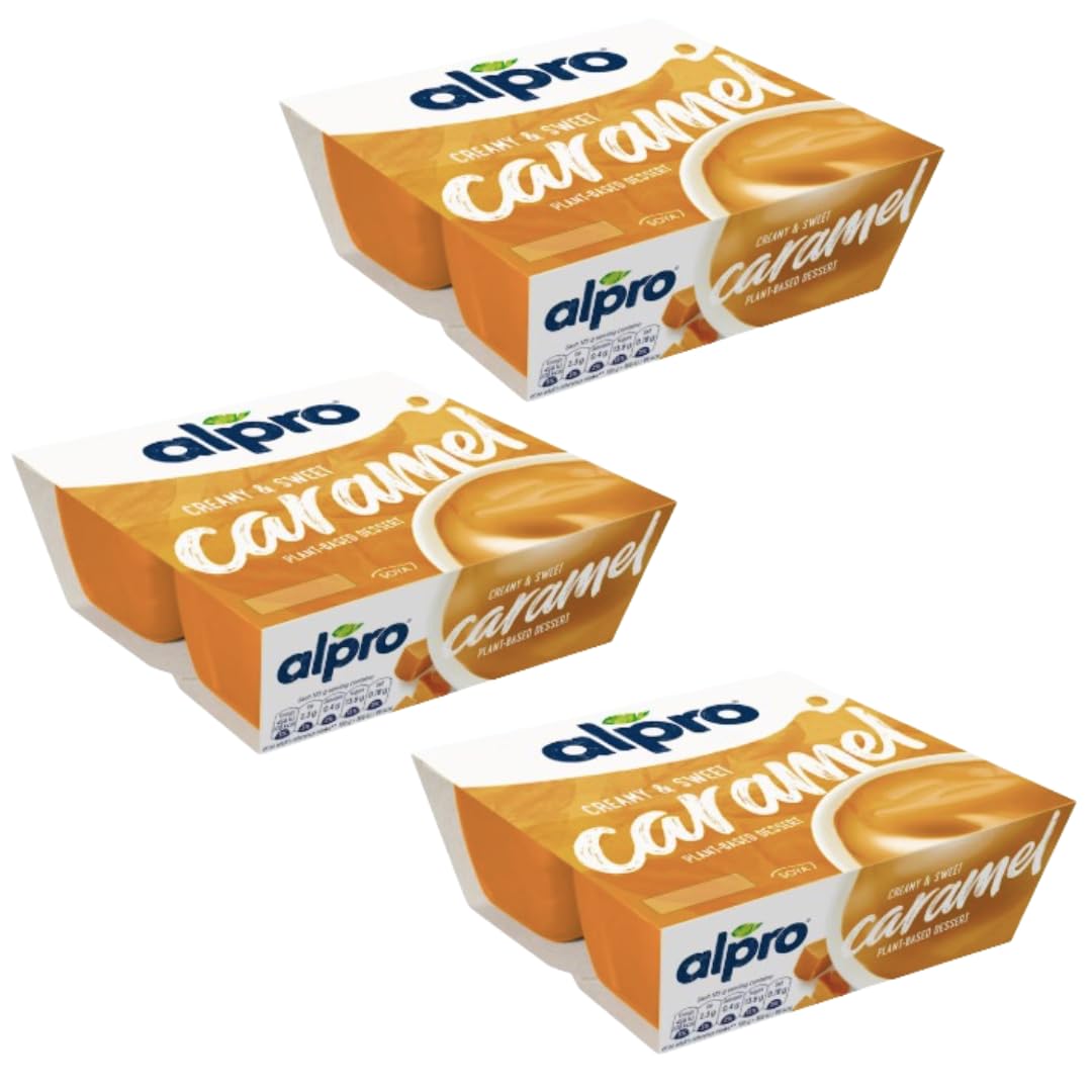 Alpro Dairy Free Plant Based Vegan Dessert 3 Packs of 4x125g