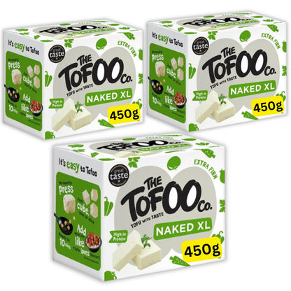 Tofoo Org Tofu Extra Firm - Handmade in Yorkshire from GM Free Soy bean, Gluten Free, Great Taste Award (3x450g)