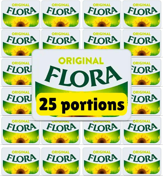Flora Spread Mini Portions, Vegan Butter Spreadable (25 portions)