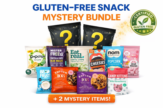 Gluten-Free Snack Variety Box – 10 Popular Snacks + 2 Mystery Items (Sweet & Savoury Mix)